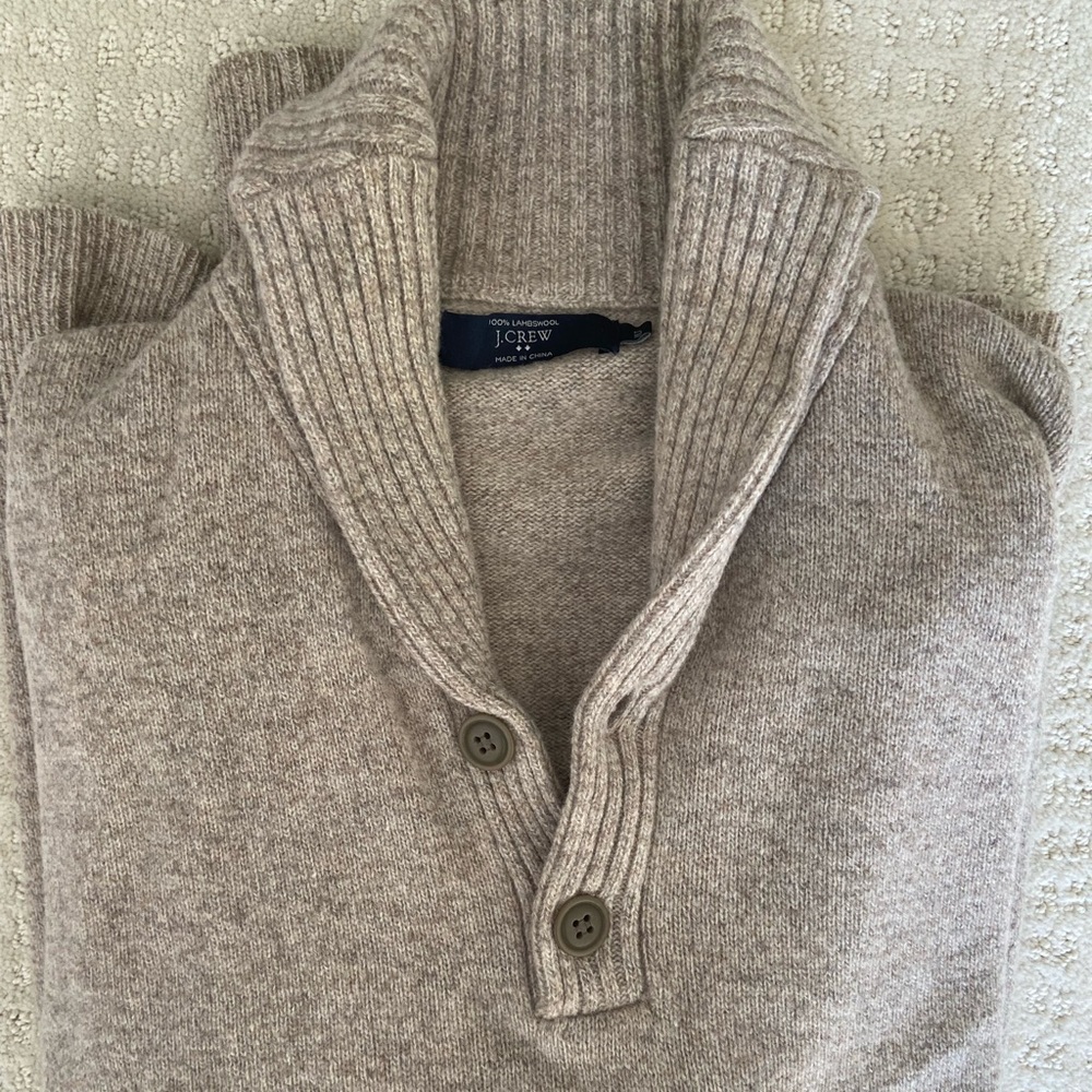 Men’s Jcrew Lambswool sweater.